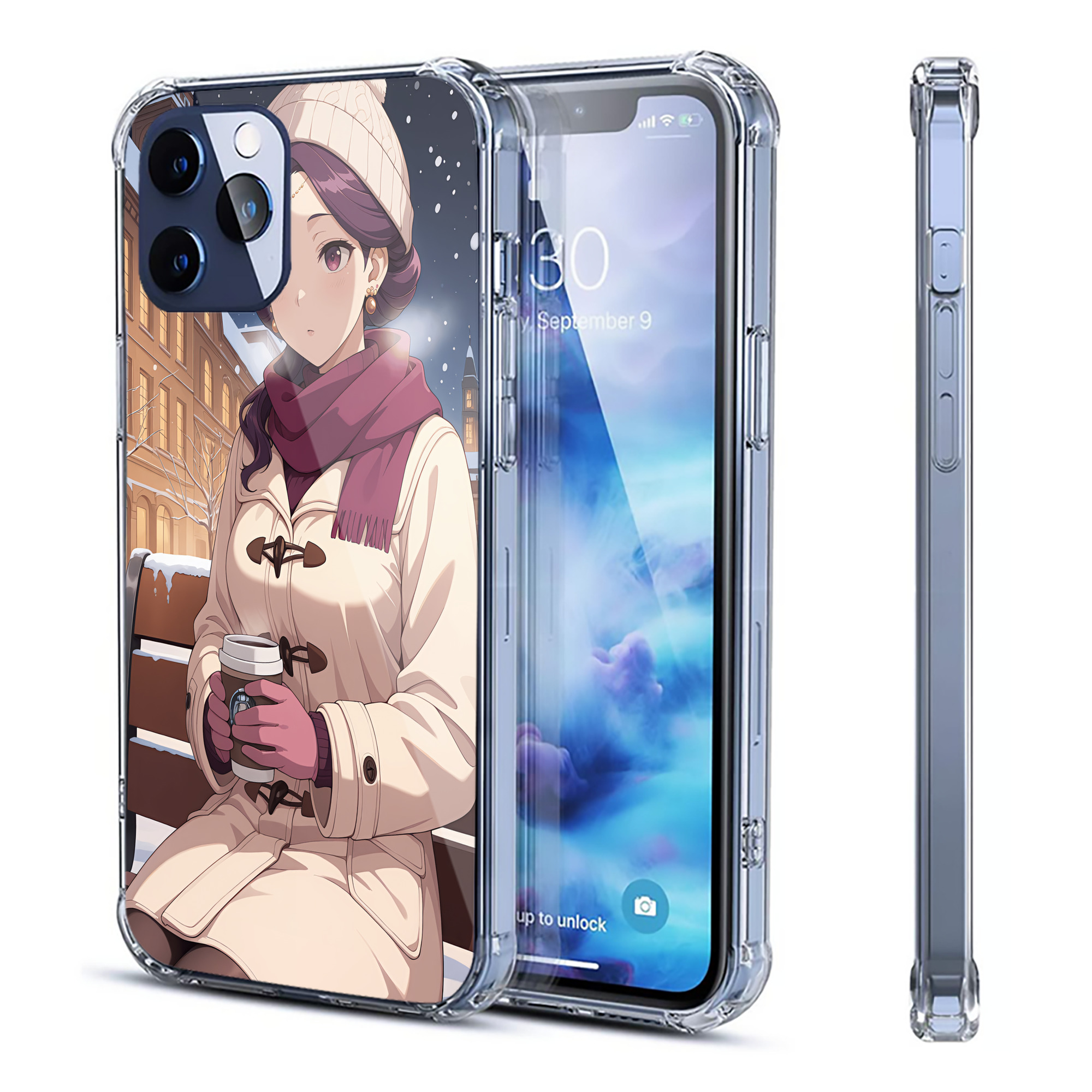 （画像用） 薬屋のひとりごと The Apothecary Diaries 【iPhone 12シリーズ対応】透明スマホケース（クリアソフトケース）